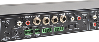 5 Channel Audio Mixer with Media Player, Bluetooth & FM Tuner